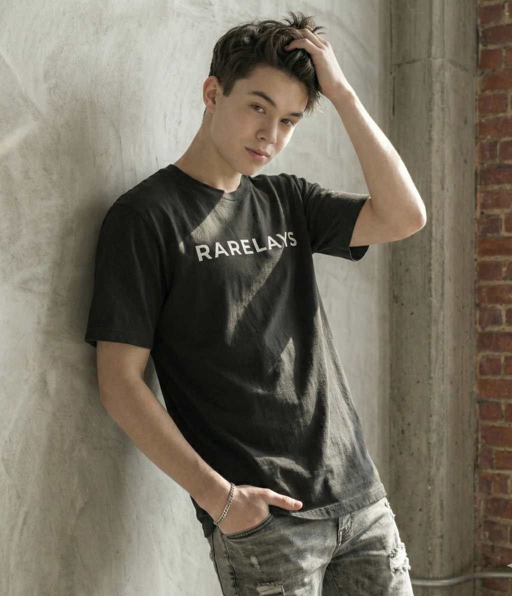 Rarelays Freedom Limitless Eagle Oversized Graphic Printed Black T-Shirt for Men | Premium Street Fashion Cotton Casual Tee