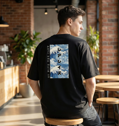 "Go With The Flow" | Japanese Art Tshirt
