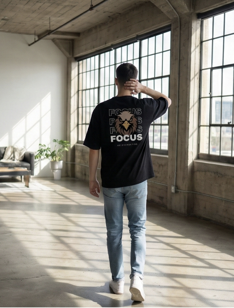 Predator Vision "Focus" | No Distraction Oversized Tshirt