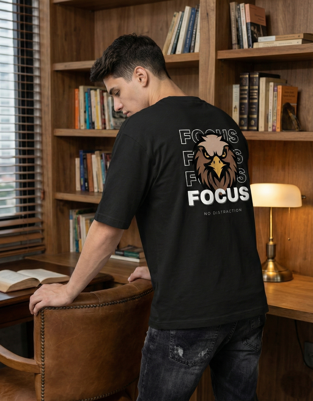 Predator Vision "Focus" | No Distraction Oversized Tshirt