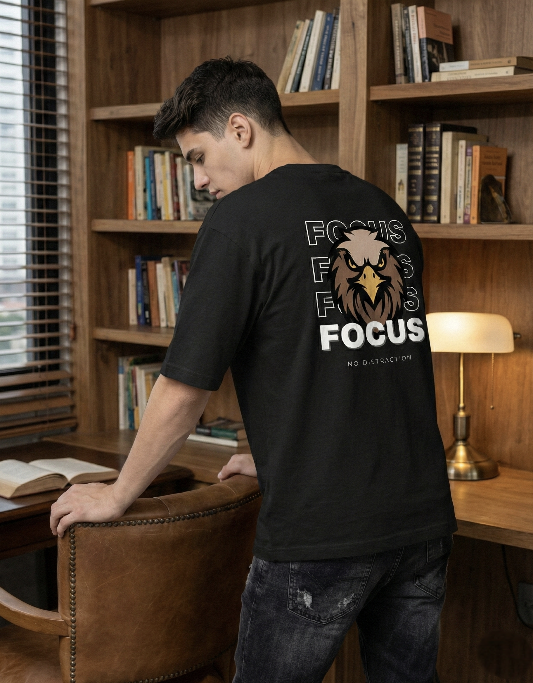 Predator Vision "Focus" | No Distraction Oversized Tshirt