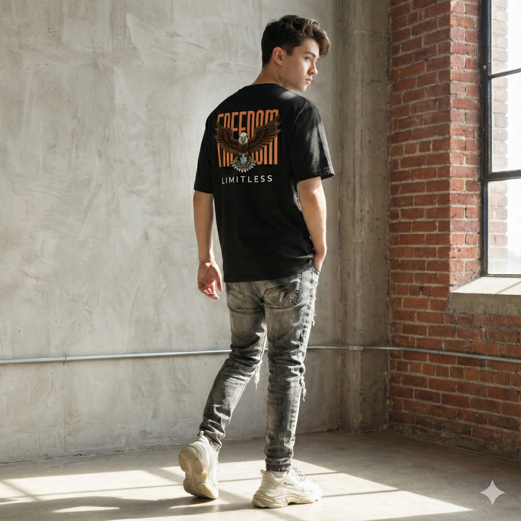 Soaring Eagle "Limitless" | Freedom Edition Oversized Tshirt